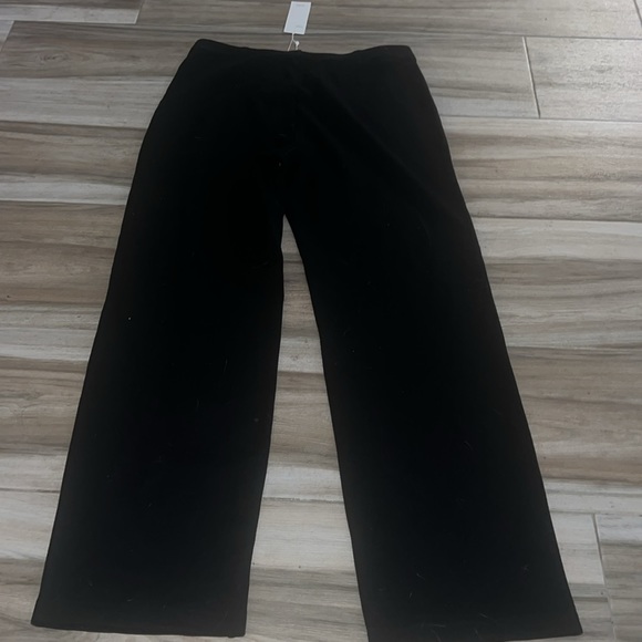 Eileen Fisher NWT Flex Tencel Black Straight Ankle Pant - Picture 5 of 6